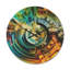 Horloge murale Sentiers de vitrail-63617798
