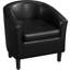 Fauteuil demi-tonneau en cuir 28 po Seldon-1998994133