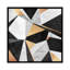 Géométrie, impression sur toile en or-18748084-74384599-74384600