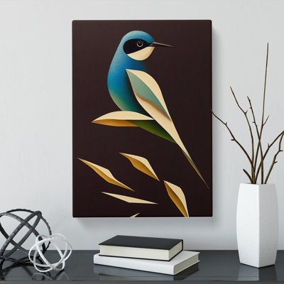 Macfoy Swallow Bird Orphism - Wrapped Canvas