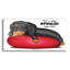 Teckel noir sur coussin rouge sur imprimé plastique / acrylique-126058002