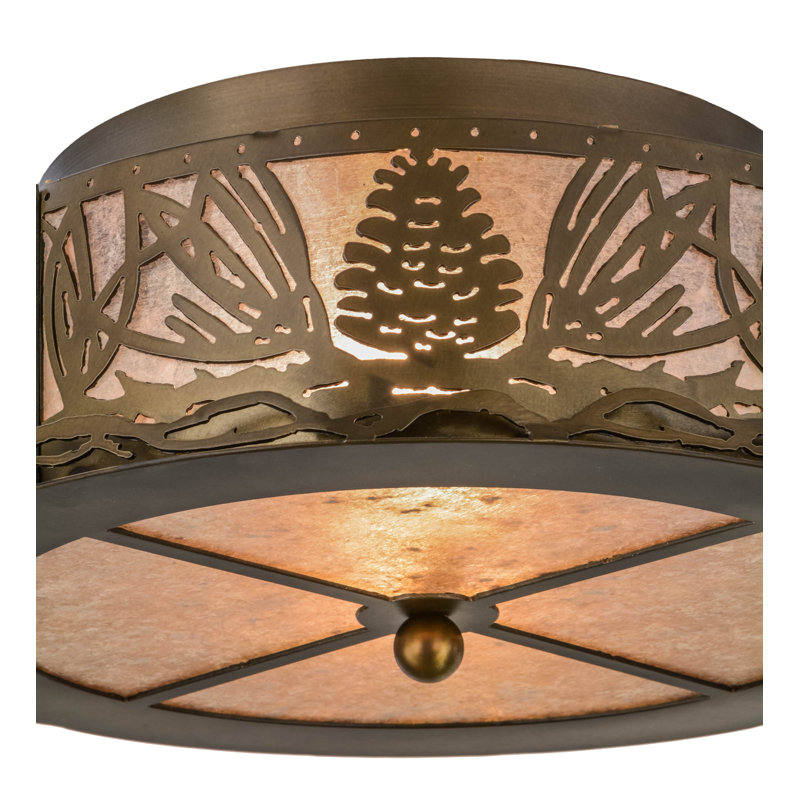 Mountain Pine 2 - Light Flush Mount