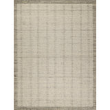 Desi hand-knotted Wool Silver Area Rug