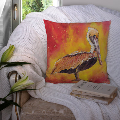 Coussin décoratif intérieur/extérieur pelican