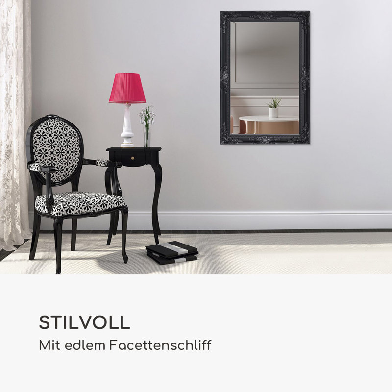Solid Wood Rectangle Wall Mirror