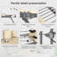 Machine de Pilates Reformer pour l'entraînement à domicile, équipement de Pilates pliable avec ressorts en alliage de haute résistance pour débutants, jusqu'à 330 lb, beige