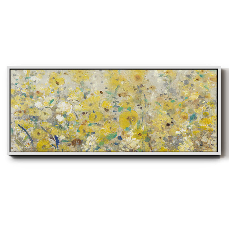 «Cheerful Garden I», toile encadrée, H 20 po x l 50 po