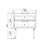 29.9" Striped Bathroom Vanity-115318706