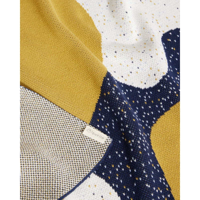 Le Platane Throw Blanket, Yuzu, Egyptian Cotton
