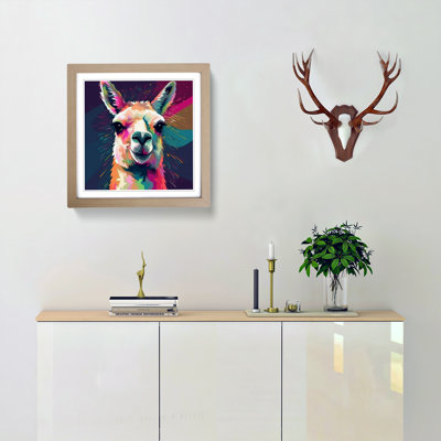 Llama - Framed Print