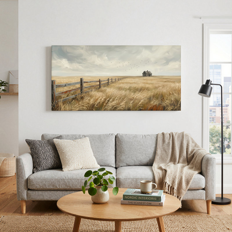 Ensemble de 1 tableau sur toile Field House, L 32 po x H 16 po, Toile tendue
