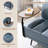 Boneless 55-Inch End of Bed Bench with 360° Swivel Tray & Side Table – Upholstered Storage Ottoman with Metal Legs for Bedroom, Living Room-1510009696-1513853458