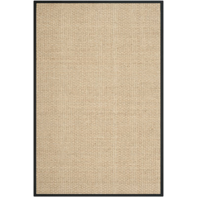Tapis naturel / noir Auckland