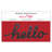 Hello Door Greeting-109870622