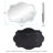 Vreny Glass Frame Scalloped Wall Mirror