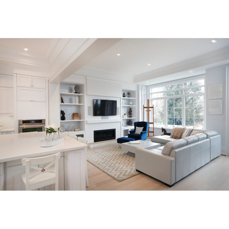 6'' Selectable Color Temperature 7.5 Watt Dimmable Air-Tight IC Rated LED Canless Recessed Lighting Kit