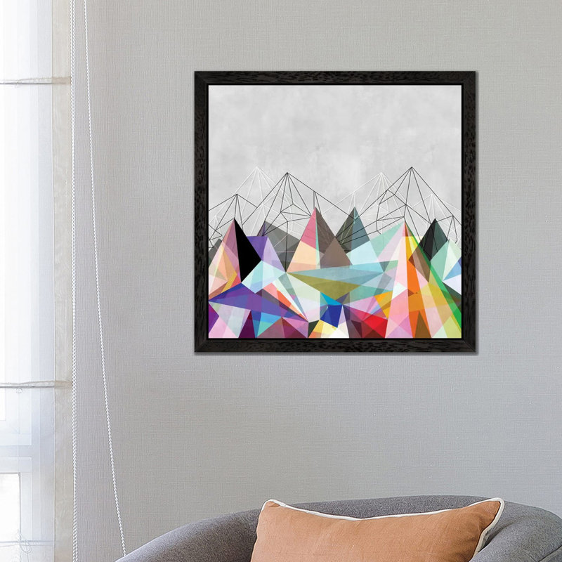 Mareike Böhmer - Print on Canvas, 93.98 cm H x 93.98 cm W, Black Framed