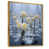 Toile avec cadre flottant or
