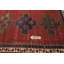 Tapis à motif de légumes oriental tribal pré-1900 5 x 7