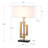 Tikeshia Chain Modern Table Lamps Brass Finish