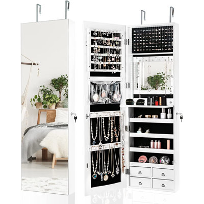 Hamnah Over-the-Door Jewelry Armoire
