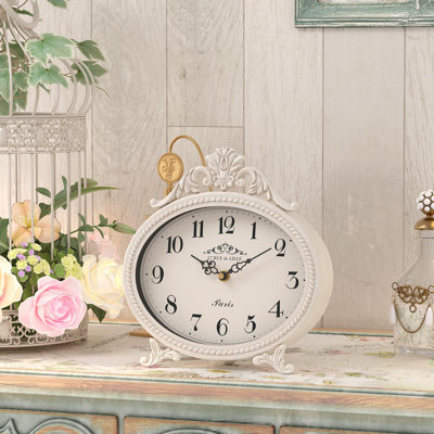 Analogue Quartz Movement / Crystal Tabletop Clock