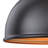 Flavin Oil Burnished Bronze 1 - Bulb Outdoor Semi Flush Mount