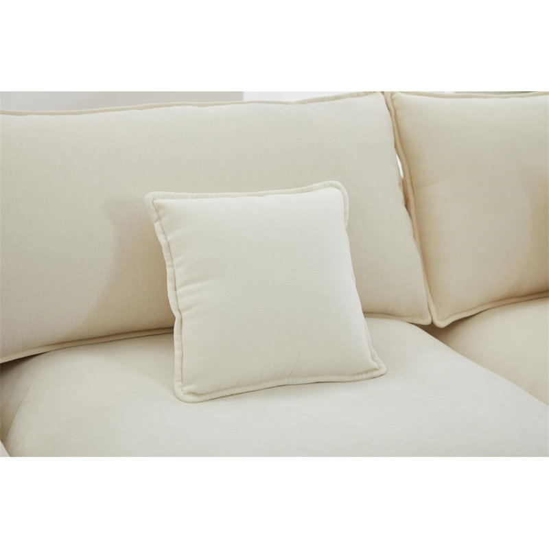 Ensemble de canapé 148 pièces 148 pouces, Beige
