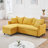 Igoris Corduroy Sectional Left Hand Facing-440233386-416425283