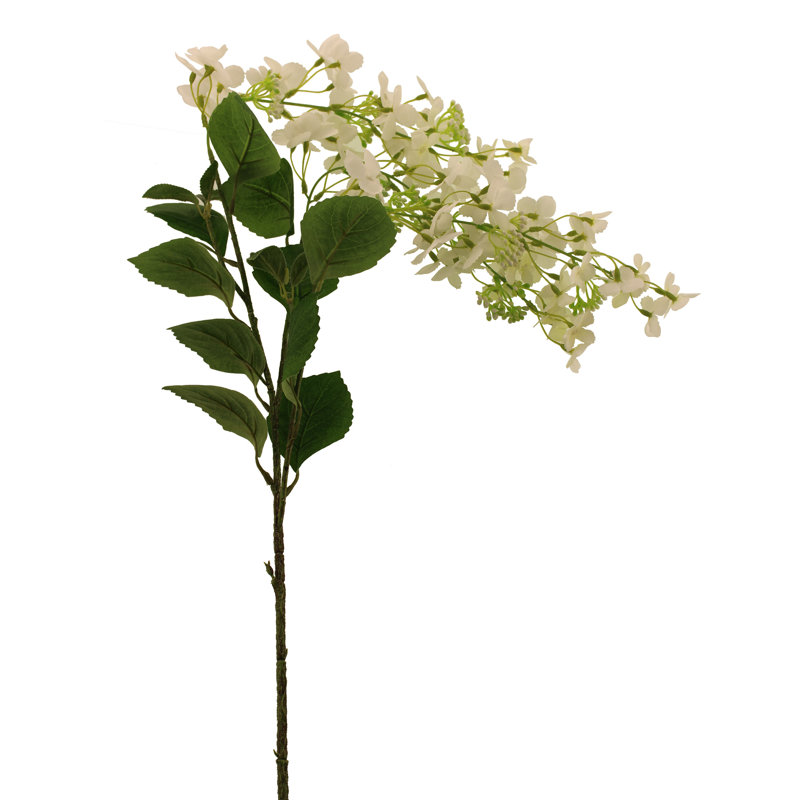 Faux Silk Bolero Arrangement, White