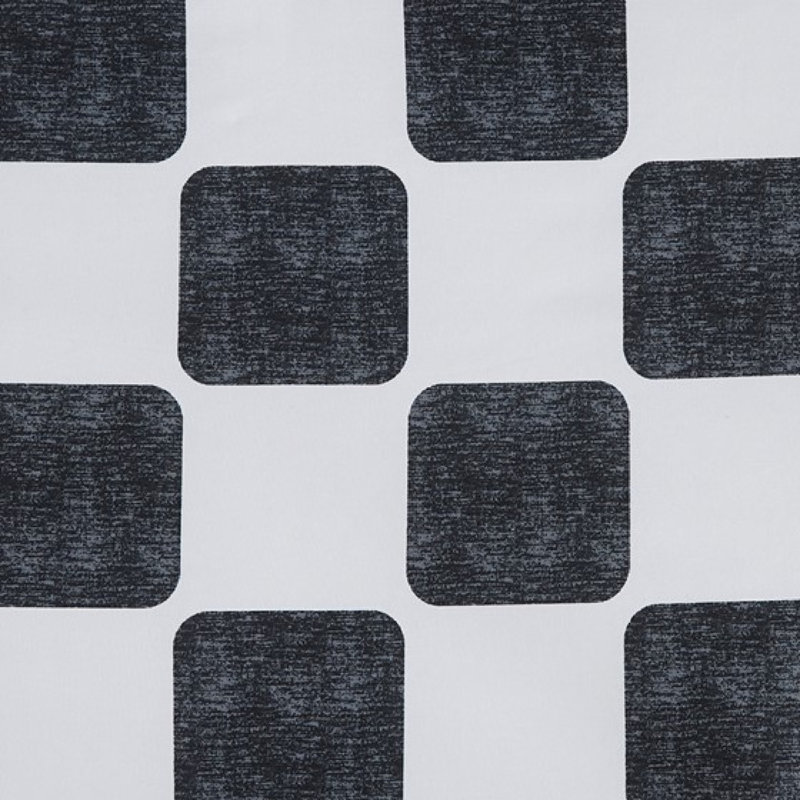 Ensemble de literie moderne en polyester à carreaux pour grand lit