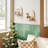 2 Pack Wooden Small Wall Shelf, 7''Natural Rattan Shelf with Wicker Decor