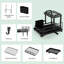 2 Tier Dish Drying Rack  with Drainboard & Utensil Holder