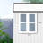 Outdoor Storage Shed, Metal Garden Shed with Window & Double Lockable Door, Outdoor Tool Shed Storage with Sloped Roof for Backyard, Patio, Garage, Lawn-130768454-130768453