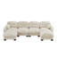 Canapé modulaire en tissu chenille-1244612165