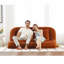 Lit double pour chien, canapé paresseux, 5 positions réglables, 2 sièges, chenille-131299947