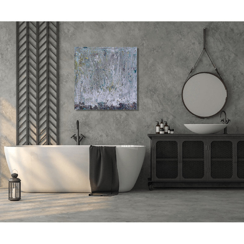 Silver Shadow - Artist Enhanced Canvas Print, Wrapped Canvas, 40" H x 40" W x 1.5" D