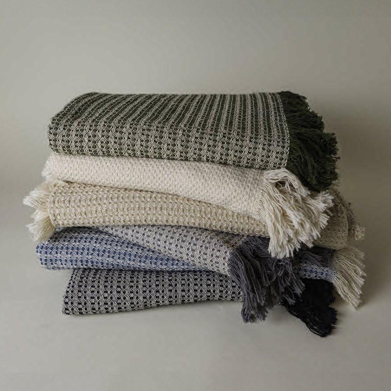 Jeté tissé 46 x 67, Gris 1