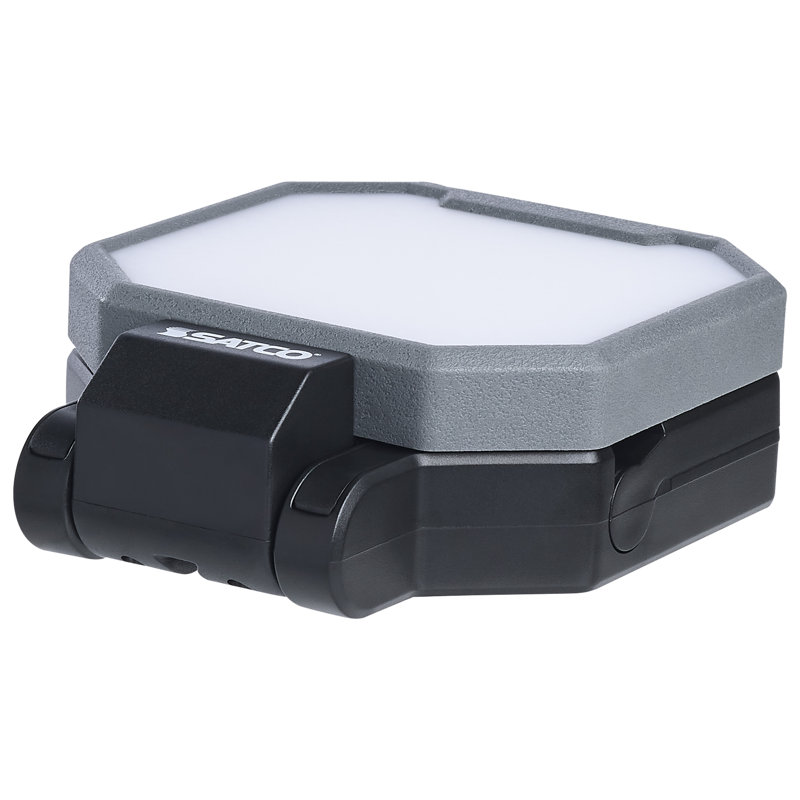 Éclairage de travail à DEL compact 2000 lumens Max USB-C rechargeable 3,7 Volt 6pc