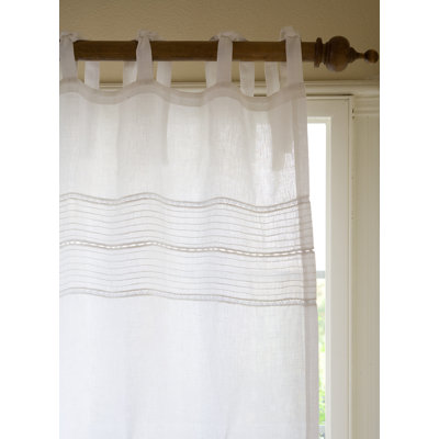 Shelton 100% Linen Sheer Single Panel