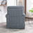 33'' Wide Modern Linen Striped Swivel Upholstered Arm Accent Chair (Set of 6)-1559731499-1562669759