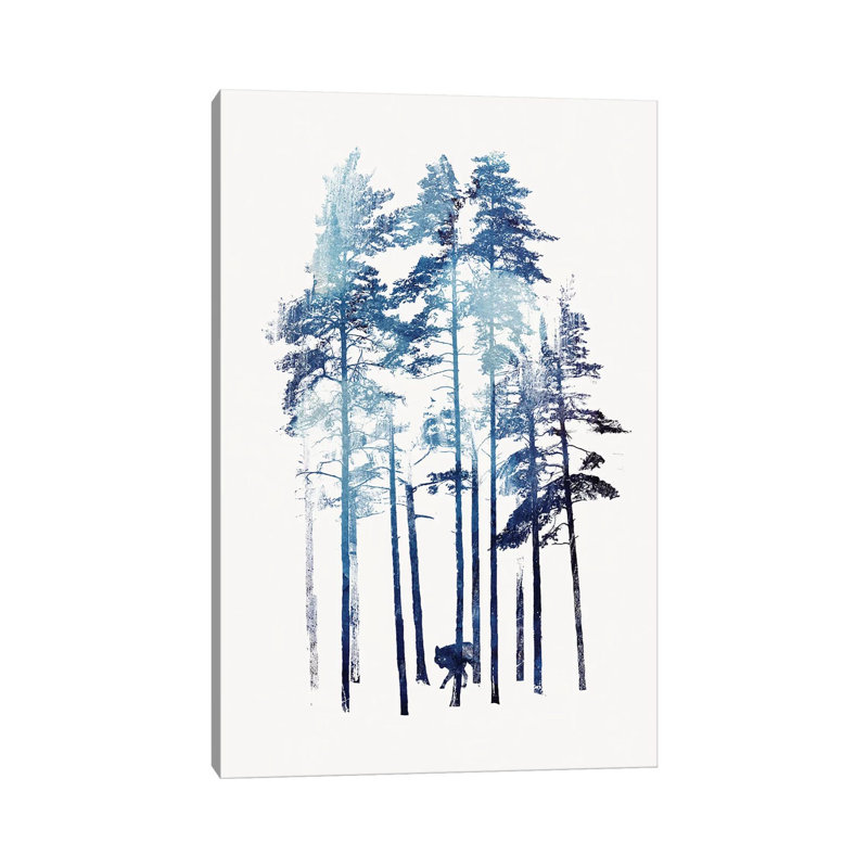 Winter Wolf 1 Piece Wrapped Canvas Painting, 101.6 cm H x 66.04 cm W x 1.91 cm D