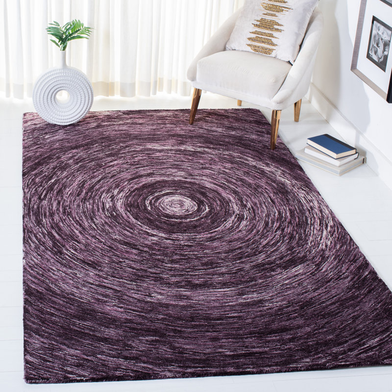 Tapis en laine touffeté à la main Dacy, Rectangle 9 pi x 12 pi