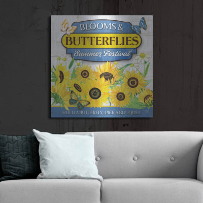"Blooms Butterflies" par Mollie B Art
