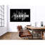 Tableau sur toile sur le thème du travail d'équipe, citation inspirante encadrée, décoration moderne et motivante pour le bureau et la maison