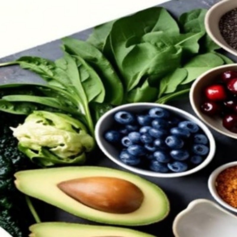 Tapis de cuisine à super-alimentation pour cuisine et coin repas sain, multicolore 2 pièces