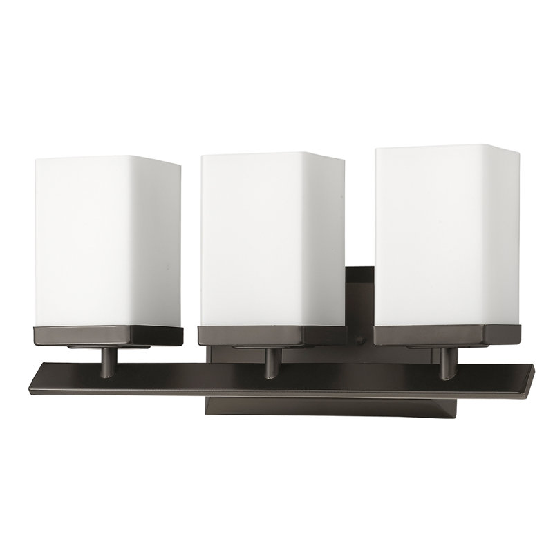 Mcgarvey 3 - Light Dimmable Vanity Light, Oil Rubbed Bronze