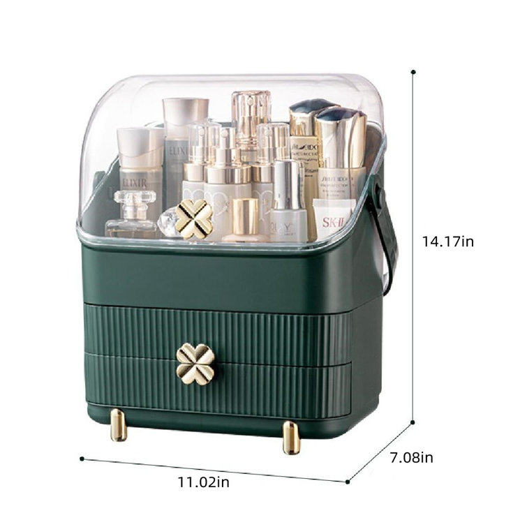 Umber Rea Cosmetics Storage Box Dustproof Waterproof Portabl PS