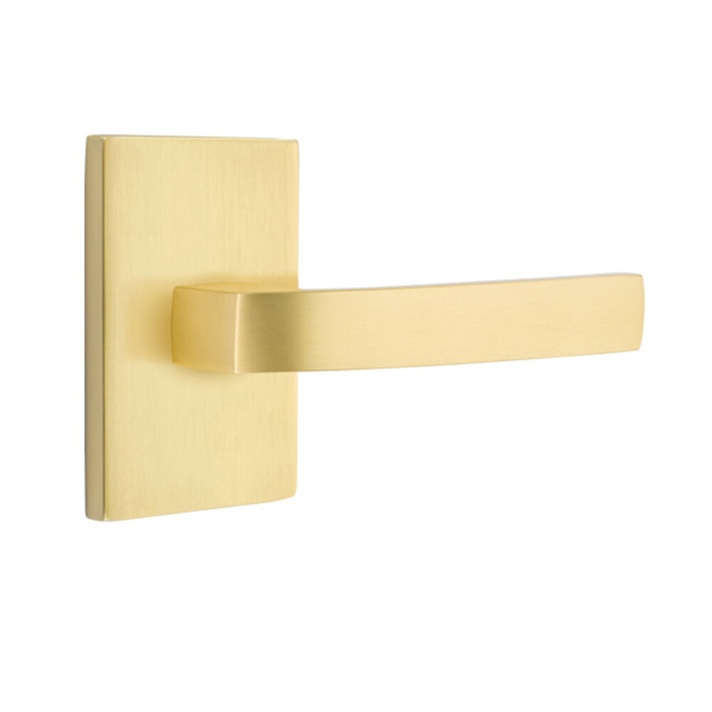 Emtek Breslin Privacy (Bed & Bath) Door Lever with Rosette | Wayfair