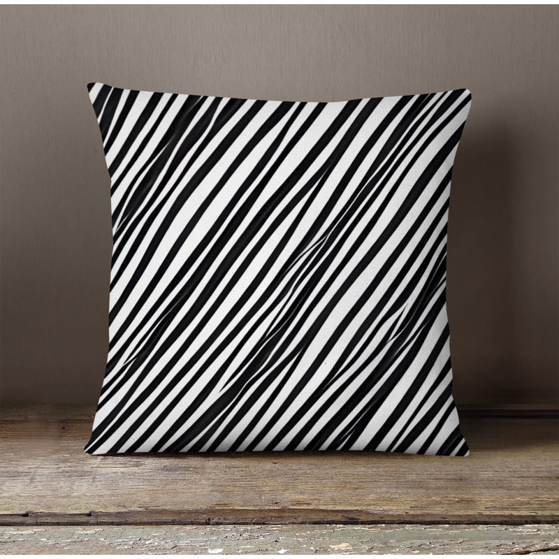 Coussin décoratif, Housse de coussin seulement - sans coussin, H 16 po x l 16 po